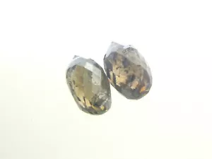 CUENTAS BRIOLETTE DE DIAMANTE COÑAC REAL NATURAL 1,16 CTS - Imagen 1 de 8