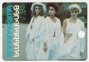 1980s UK Pop Star Card Cruel Summer Group Bananarama Keren Sarah Siobhan - Picture 1 of 1