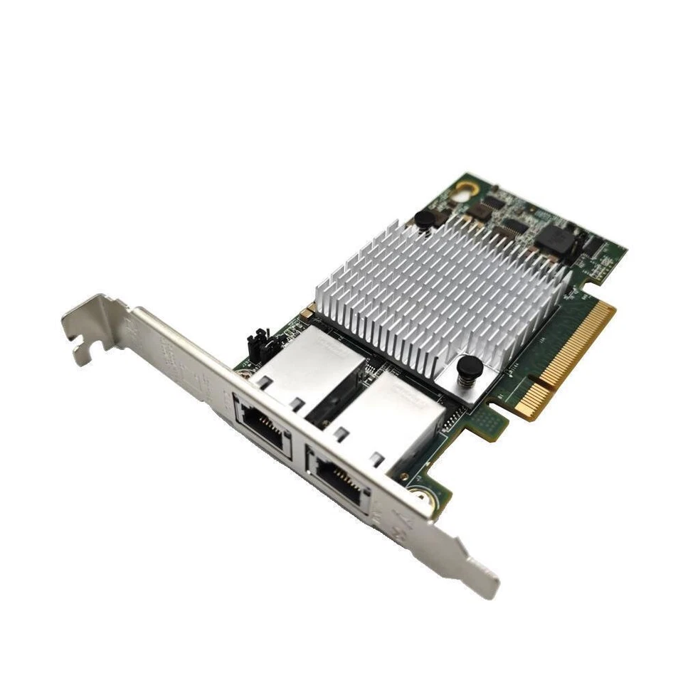 For Intel X540-T2 X540-AT2 10G PCI-E Dual RJ45 Ports Ethernet Network Adapter - Image 1 of 4