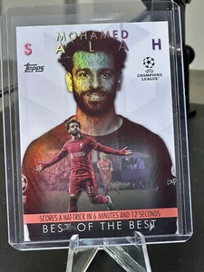 2023-24 Topps UEFA #BM-6 Mohamed Salah Best of the Best Liverpool FC - Bild 1 von 2