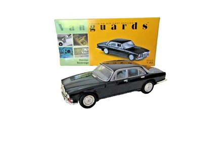 Vanguards Corgi 1:43 Daimler Sovereign Dark Blue VA08800 New In Box - Image 1 of 4