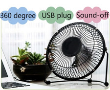 Mini USB Ventilator Tischventilator Fan Notebook Laptop Computer Schwarz