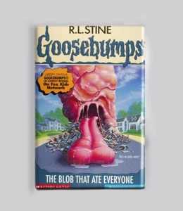GOOSEBUMPS / THE BLOB THAT ATE EVERYONE - 2"x3" MAGNET (vintage book horror - Picture 1 of 3