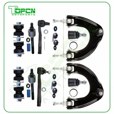 1988-1991 For Honda Civic Front Upper Control Arms Tie Rods Sway Bars 12pcs Kit - Image 1 of 4