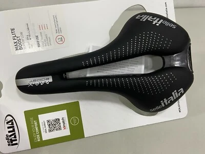 Selle Italia Max Flite Boost Gel SF 155x250mm (L3) Ti316 Rail Bicycle Saddle - Image 1 of 4