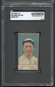 1921 W516-2-2 #28 SGC  Eddie Collins - Authentic - Picture 1 of 2