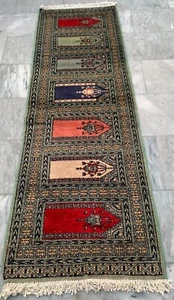 2x6 Afghan Hallway Runner Rug Kitchen Home Decor Runner Area Wool Rug 186x60 cm - Picture 1 of 9