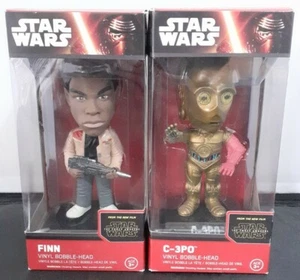 Star Wars C - 3PO & Finn Funko Bobble Heads - Picture 1 of 12