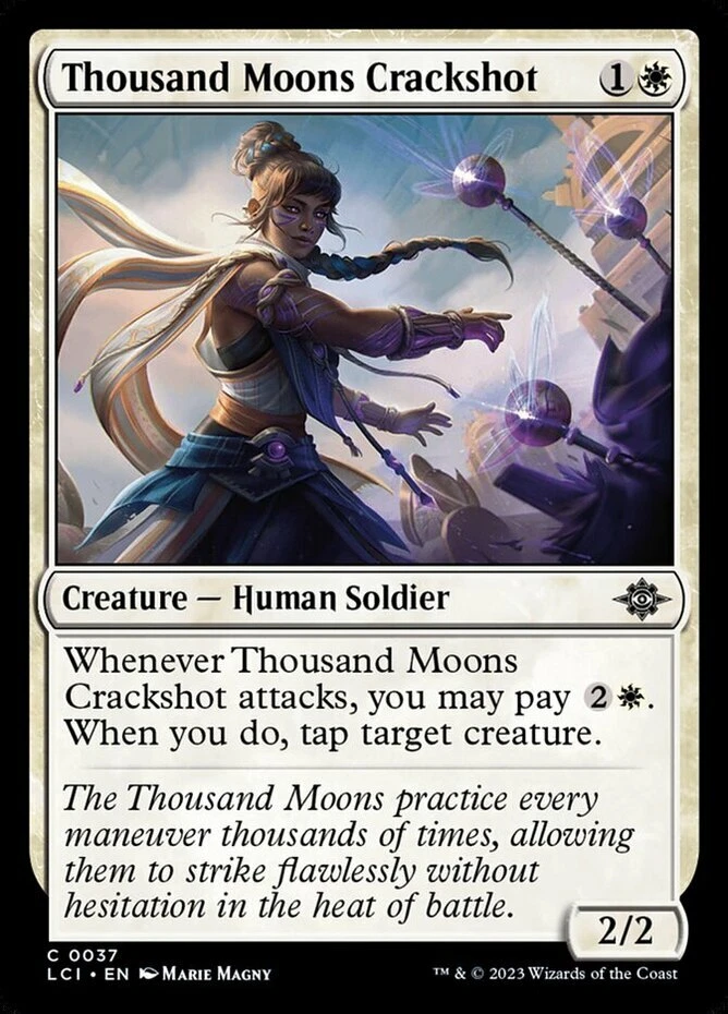 x4 Thousand Moons Crackshot C MTG The Lost Caverns of Ixalan M/NM, English - Image 1 of 1