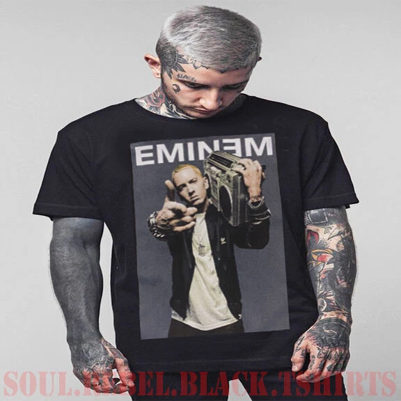EMINEM (RADIO)  RAP HIP HOP T SHIRTS MEN'S SIZES - Image 1 of 1
