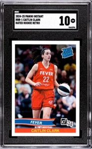 2024-25 Panini Instant RRR-1 Caitlin Clark Rated Rookie SGC 10 GEM RC Fever Iowa - Picture 1 of 2