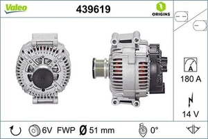 Alternator valeo for MERCEDES-BENZ SPRINTER 4-t 411 CDI 439619 - Picture 1 of 4