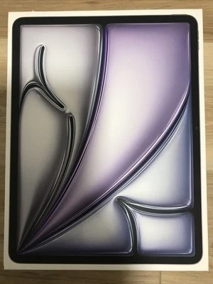 Apple iPad Air 13", M2, 6th Gen | 128GB, Wi-Fi, Space Grey, Brand New Sealed - Image 1 of 2