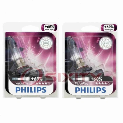 2 pc Philips High Beam Headlight Bulbs for Jeep Commander Compass Grand wi - Image 1 of 4