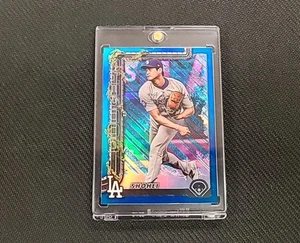 2025 Topps Holiday - Shohei Ohtani Blue Metallic Glitter Parallel SP #H1 MVP - Bild 1 von 8