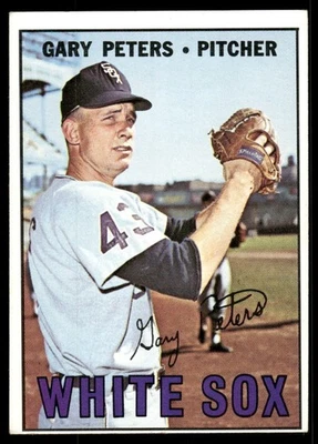 1967 Topps No310 Гэри Питерс — СПРАВЕДЛИВАЯ - Изображение 1 из 2