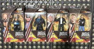 4er Set WWE Elite Monday Night Wars Serie 8 Michael Cole BAF Shark, Undertaker - Bild 1 von 7