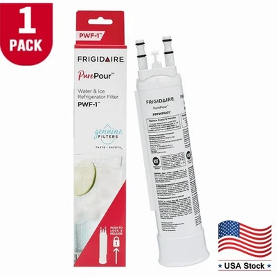 1 Pack FPPWFU01 PWF-1 Refrige Genuine Frigidaire PurePour Water &Ice Filter New - Image 1 of 3