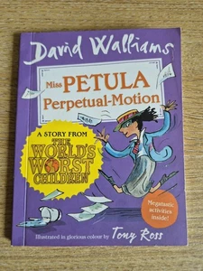 MISS PETULA PERPETUAL-MOTION BY DAVID WALLIAMS A MCDONALDS HAPPY MEAL BOOK - Picture 1 of 2