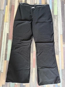 Black Boohoo Trousers with white trim.Marked size 20 ,but will fit 22, stretchy. - Picture 1 of 4