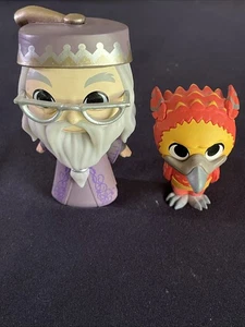 Funko Mystery Mini Harry Potter Dumbledore Barnes Exclusive Fawkes The Phoenix🔥 - Picture 1 of 4