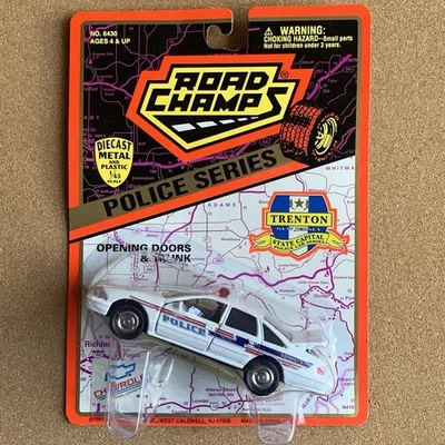 1996 Road Champs State Capital Trenton New Jersey Police 1/43 Die cast Car - Image 1 of 4
