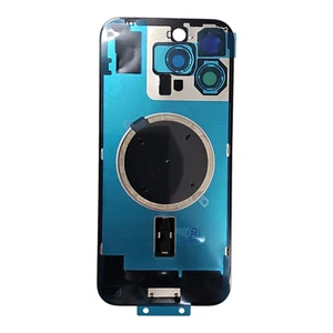Tapa trasera de batería azul premontada con imán OEM para Apple iPhone 15 pro - Imagen 1 de 2