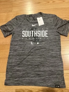 Nike MLB Chicago White Sox city Connect Team Practice TShirt Training S NKM5 NWT - Picture 1 of 7