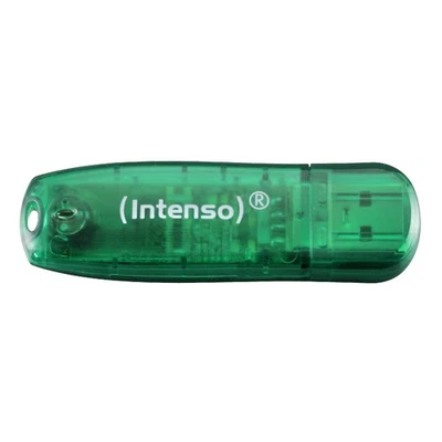 Intenso Rainbow Line USB 2.0 Stick 8GB grün - Bild 1 von 2
