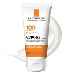 La Roche-Posay Anthelios Melt-In Milk Sunscreen SPF 100, Sunscreen for Body & Fa - Picture 1 of 12