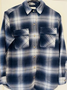 Abercrombie Fitch weiches A&F Flanellhemd mit Knopfleiste Damen XS Oversized kariert - Bild 1 von 8