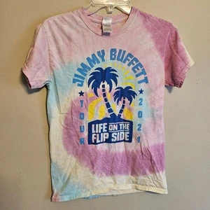 Camiseta pequeña Jimmy Buffett Tie Dye Life on the Flip Side Tour 2021 - Imagen 1 de 7