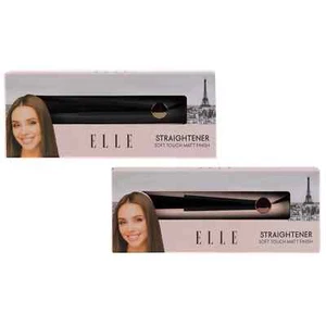 Alisadora de cabello ELLE tacto suave acabado mate tamaño regular 30w - Imagen 1 de 6