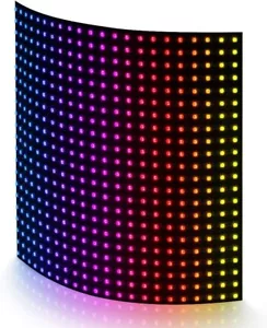 Flexible WS2812B RGB LED Matrix 22x22 - Vibrant Display for Weddings & Christmas - Picture 1 of 10