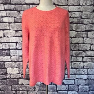 Talbots Pfirsich Langarm Pullover Pulli Größe 3X - Bild 1 von 8