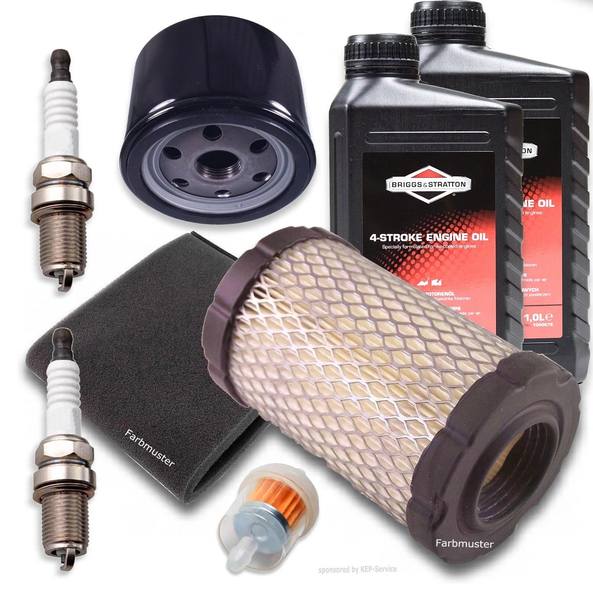Briggs & Stratton Original Luftfilter – 3-Serie, Teilenummer 992377, Braun