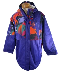 NWT Adidas Womens CNY Parka Jacket XL Purple/Multi-Color MSRP$200 - Picture 1 of 4