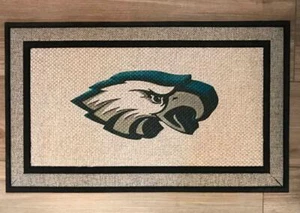 EAGLES Philadelphia Personalized DOORMAT custom name team club saying business - Picture 1 of 3