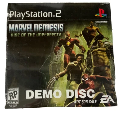 RARE VTG Marvel Nemesis Rise of the Imperfects Sony Playstation 2 Demo Disc 2005 - Image 1 of 2