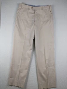 Hiltl German Chinos Ultimate Trouser Pants ZE 400 Mens 36x38 Beige - Picture 1 of 10