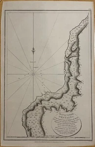 1798 La Perouse Plan of la Baie d'Estaing on the Eastern Coast of Tchoka - Picture 1 of 2