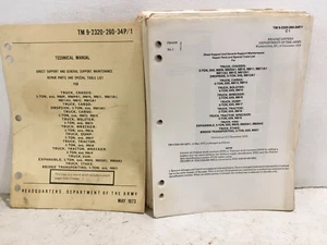 TM 9-2320-260-34P/1 Truck, Chassis, etc, 5-ton, 6x6, M809. M814, M813, etc. 1973 - Picture 1 of 8