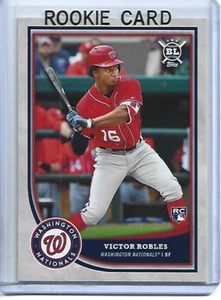 Victor Robles-Nationals-2018 Topps Big League Baseball Rookie Card #213 - Foto 1 di 2