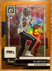 2022 Donruss Optic - DK Metcalf - Orange Prizm SP /199 - Seattle Seahawks - Picture 1 of 2