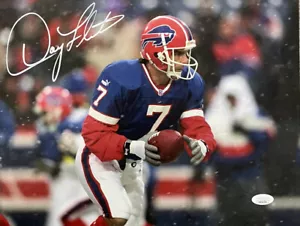 Doug Flutie Buffalo Bills QB #7 Autographed 11x14 Pose #2 JSA Witnessed - Picture 1 of 1