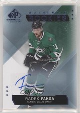 2015-16 SP Game-Used Authentic Rookies Blue Radek Faksa #183 Rookie Auto RC