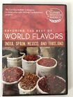 Savoring the BEST of WORLD FLAVORS: India Spain Mexico Thailand New Sealed DVD 