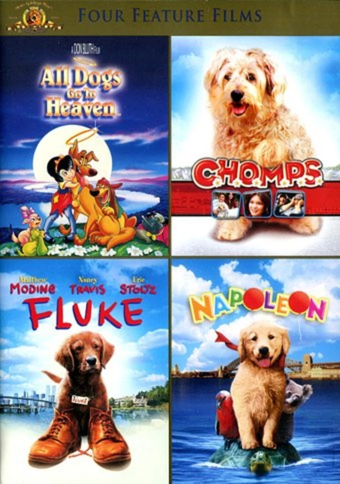 All Dogs Go to Heaven / C.H.O.M.P.S. / Fluke / Napoleon (DVD) BRAND NEW!!! - Image 1 of 1