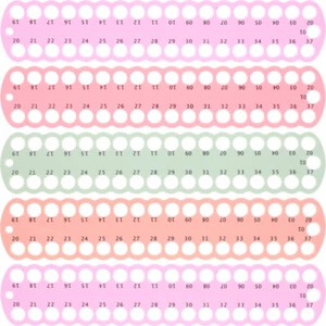 Cross- Thread Organizers Embroidery Thread Bobbins Floss Organizer Box - Picture 1 of 13