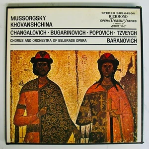 MUSSORGSKY: Khovanshchina~BARANOVICH~4 Lp Box Set~RICHMOND #SRS-64504~UK Import - Picture 1 of 2